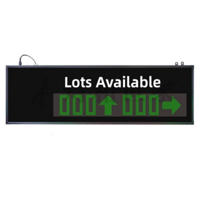 2 directions parking guidance indoor led display