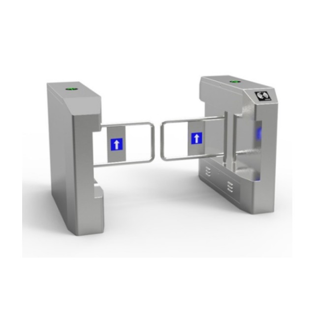 Supermarket Barrier Automatic Opening Swing Turnstile Gate