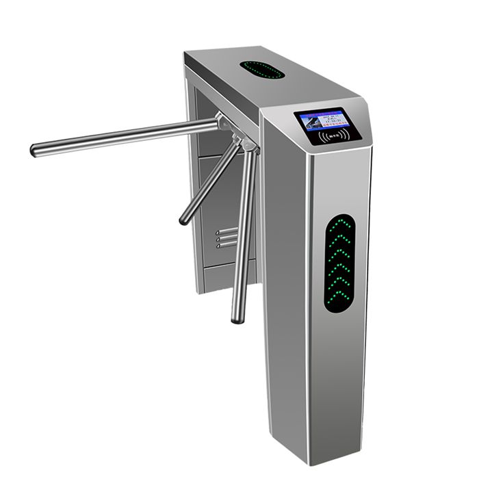 QR Bar Code Tripod Turnstile Gate System