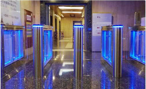 install example of luxury turnstile barrier swing gate