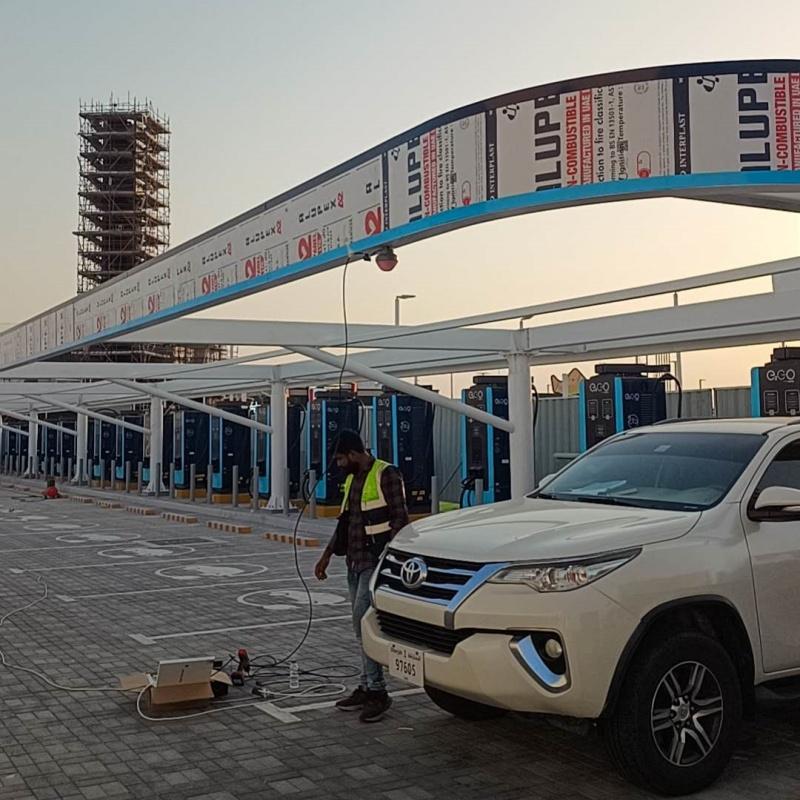 Dubai intergated parking guidance system project