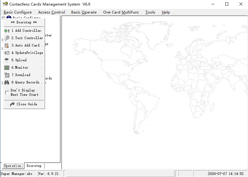 16 Bits Access Controller Software