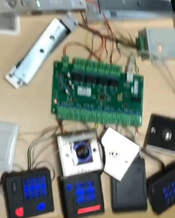 How does elevator access control system work