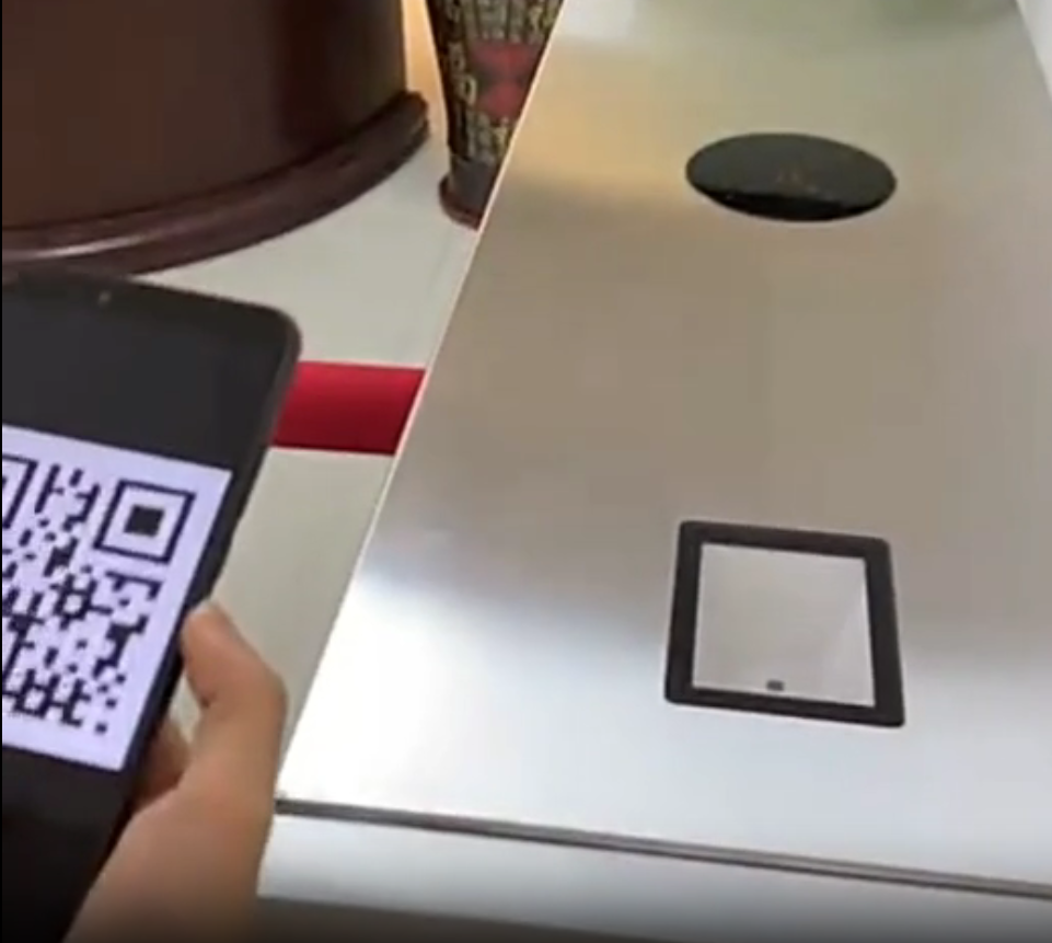 How does sintroncitech QR code turnstile gate system work